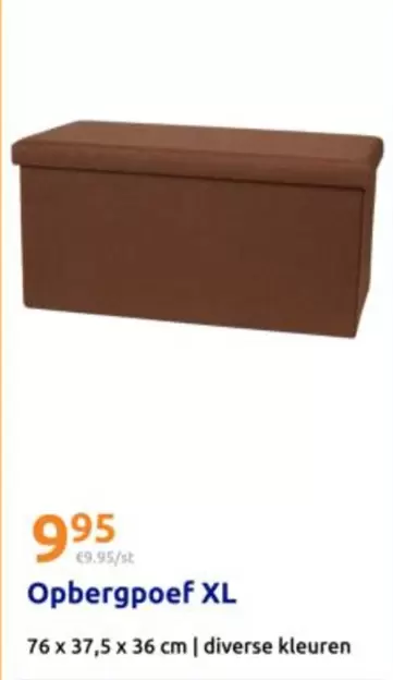 Opbergpoef XL