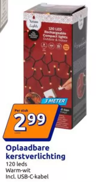 Oplaadbare kerstverlichting