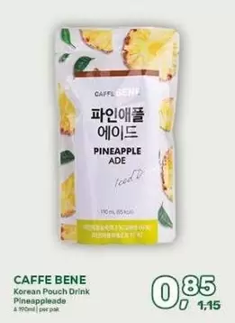 Korean Pouch Drink Pineappleade