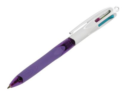 BiC
						4 Colours Fun Grip Balpen Medium 1,0 mm
