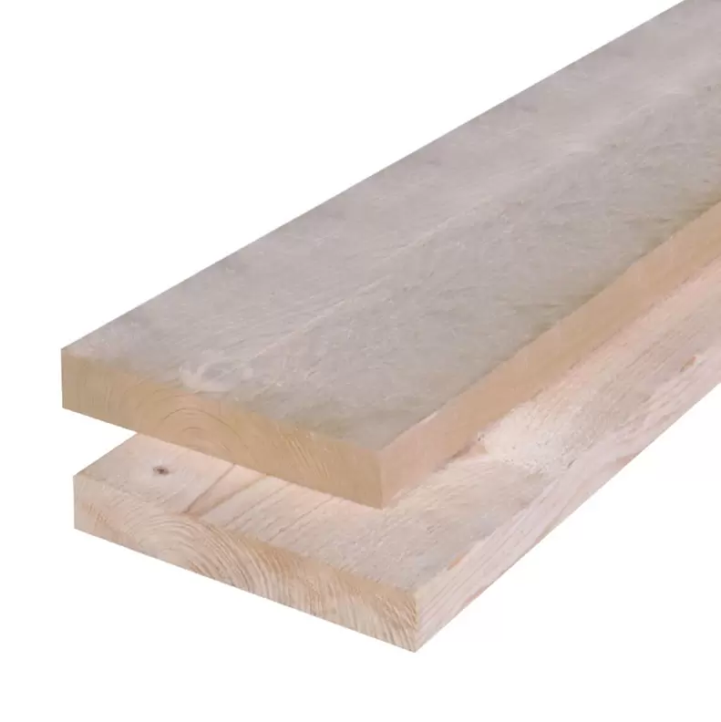 Steigerplank onbehandeld afmeting ca. 30 x 195 x 2500 mm