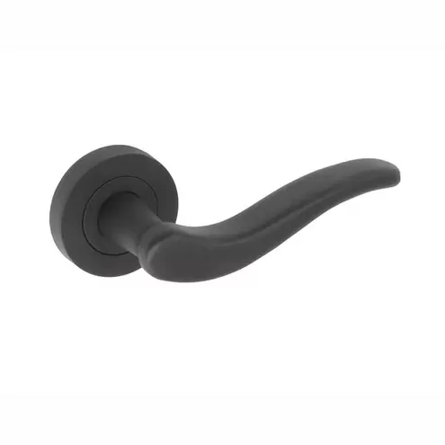 Deurkruk Rond Rozet Vola Mat Zwart