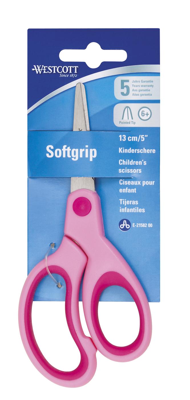 Westcott
						Schaar Kids Softgrip 13 cm roze
