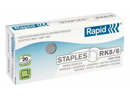 Rapid
						Nietjes RK8/6, o.a. geschikt voor B8C, B8R en