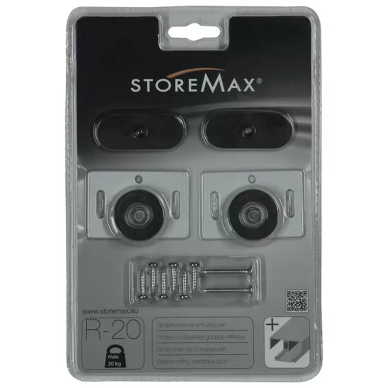 StoreMax Basic schuifdeur wielset t.b.v. 1 deur type rollend R-20