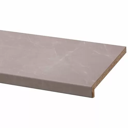 Cando Decoratieve vensterbank lichtgrijs marmer 302x29cm