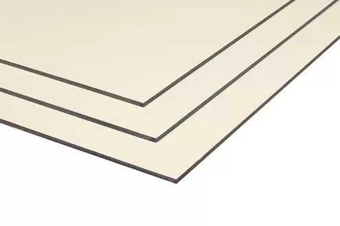 Dekokern HPL Plaat 2440x300x6mm RAL 9010 zuiver wit