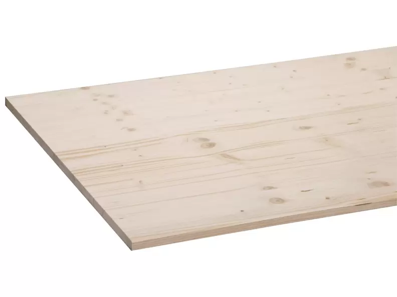 Cando 18mm dik massief vuren timmerpaneel 200x60cm (lxb)