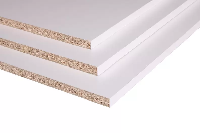Paneel wit structuur 2500x200x18mm