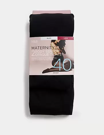 Set van 2 Body Sensor-positiepanty's, 40 denier