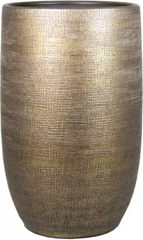 Bela Arte bloempot Mira goud D 32 H 50 cm
