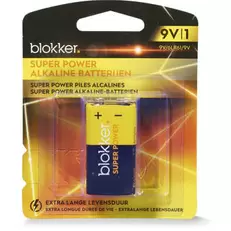 Blokker Alkaline Batterij - 9V