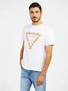 T-shirt met driehoeklogo