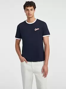 T-shirt met logo op de borst