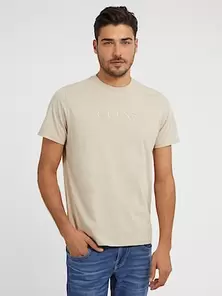 T-shirt met geborduurd logo