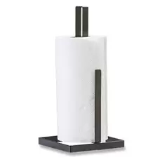 Blokker mat zwarte keukenrolhouder - 14 x 14 x 31 cm