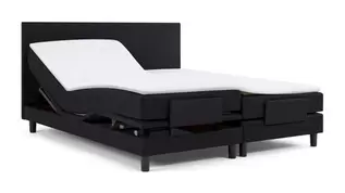 Box Lowen verstelbaar met gestoffeerd matras