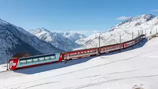 Wintersfeer in Zwitserland per trein en bus
