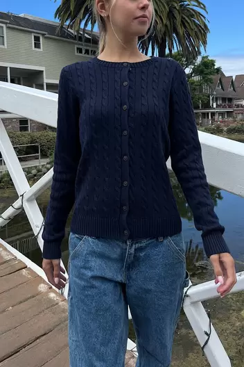 Product Name:Amalie Cable Knit Cardigan
