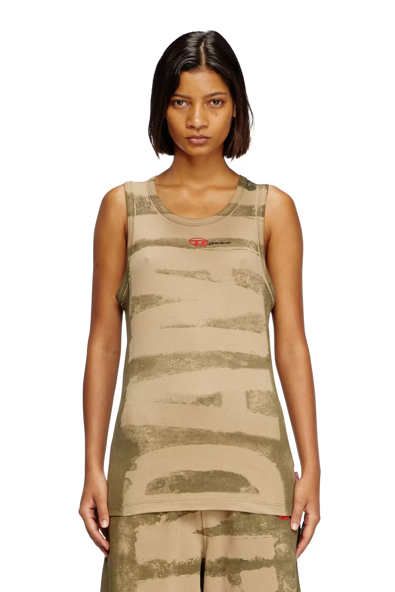 Tank top with Damiano print