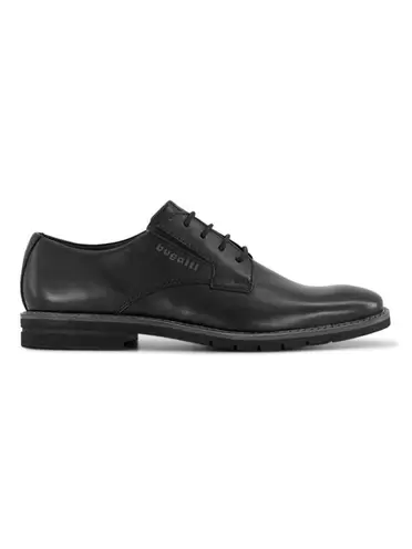 Zwarte leren veterschoen MERO