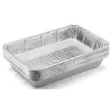 BBQ aluminium lekbakjes - 10 stuks L