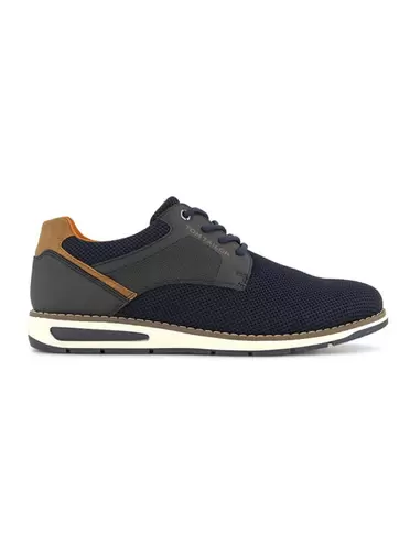 Blauwe veterschoen