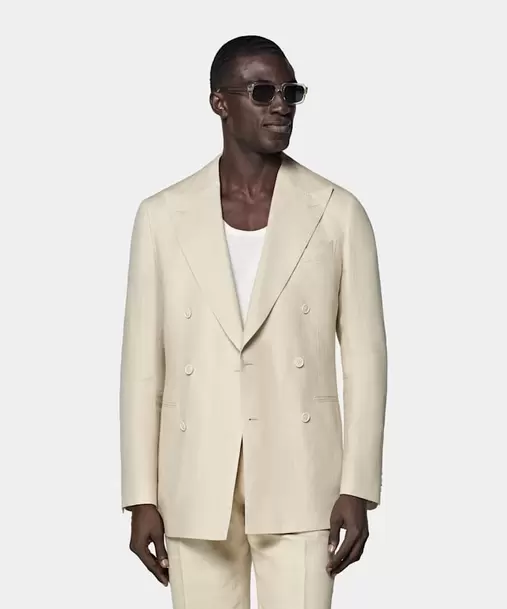 Sand Tailored Fit Havana Suit
