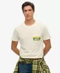 Gestreept Cali T-shirt met logo