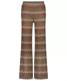 Summum wide leg zigzag broek