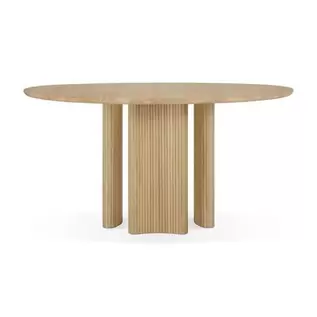 Ethnicraft - eettafel Roller Max rond 150 - eiken