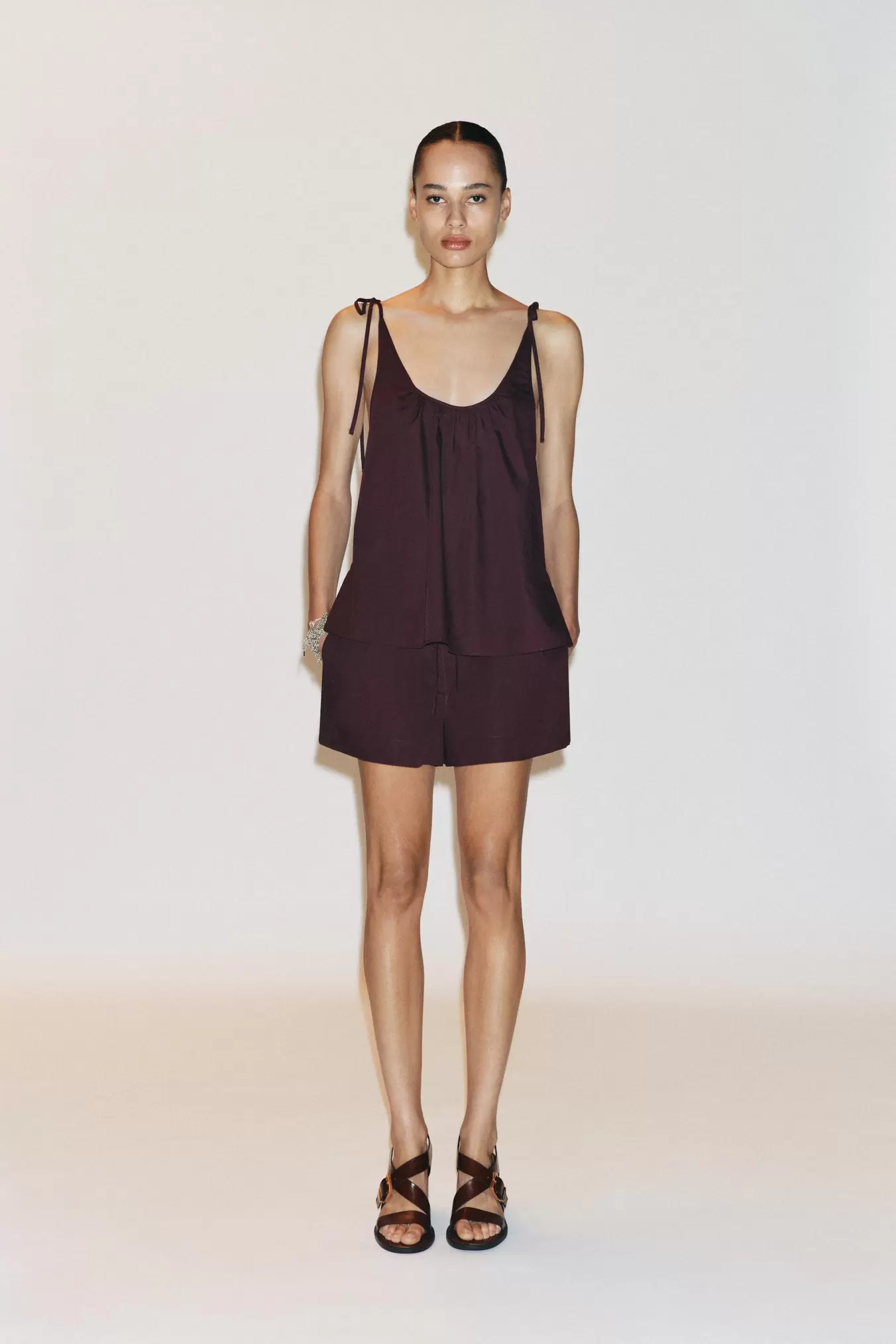 MINI POPELINE SHORTS