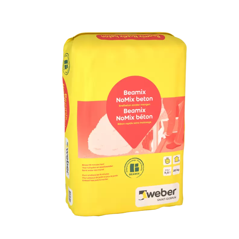 Weber Beamix beton nomix 125 grijs 20 kg