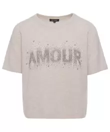 BeOne wollen truitje Amour strass