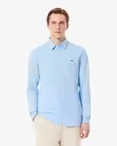Slim Fit Katoenen Piqué Hemd