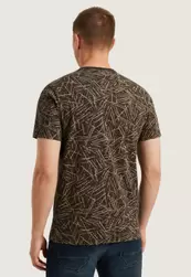 Slub Jersey Aop T-Shirt