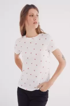 Fruit print t-shirt