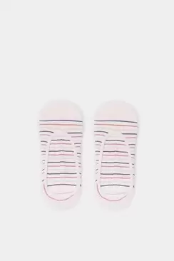 Invisible striped sock