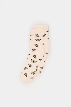 Long butterfly sock