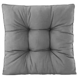 Loungekussen Florence rug - grijs - 73x73 cm