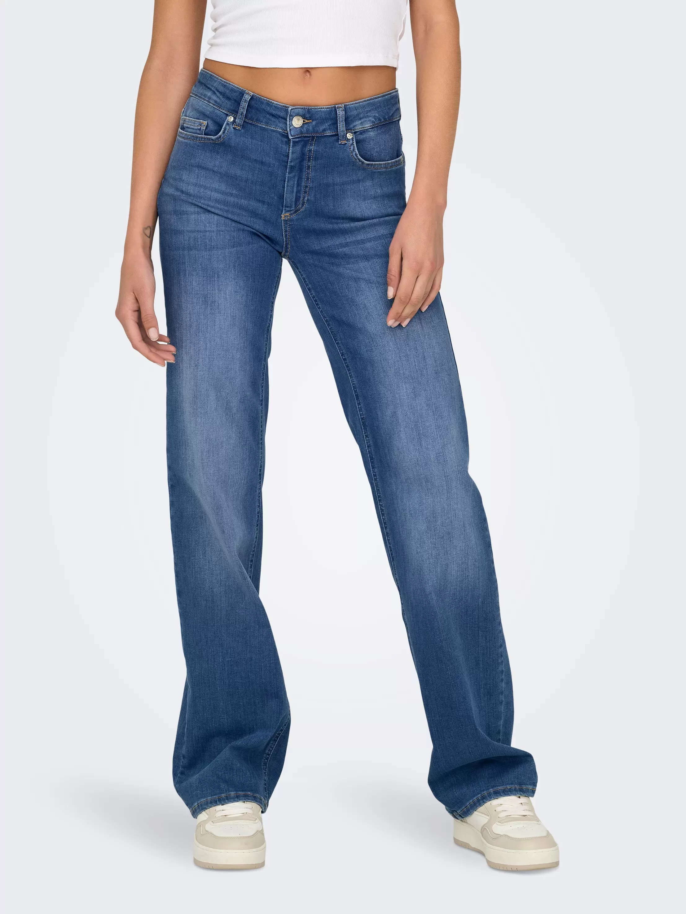 ONLBLUSH Mid waist Straight fit Jeans