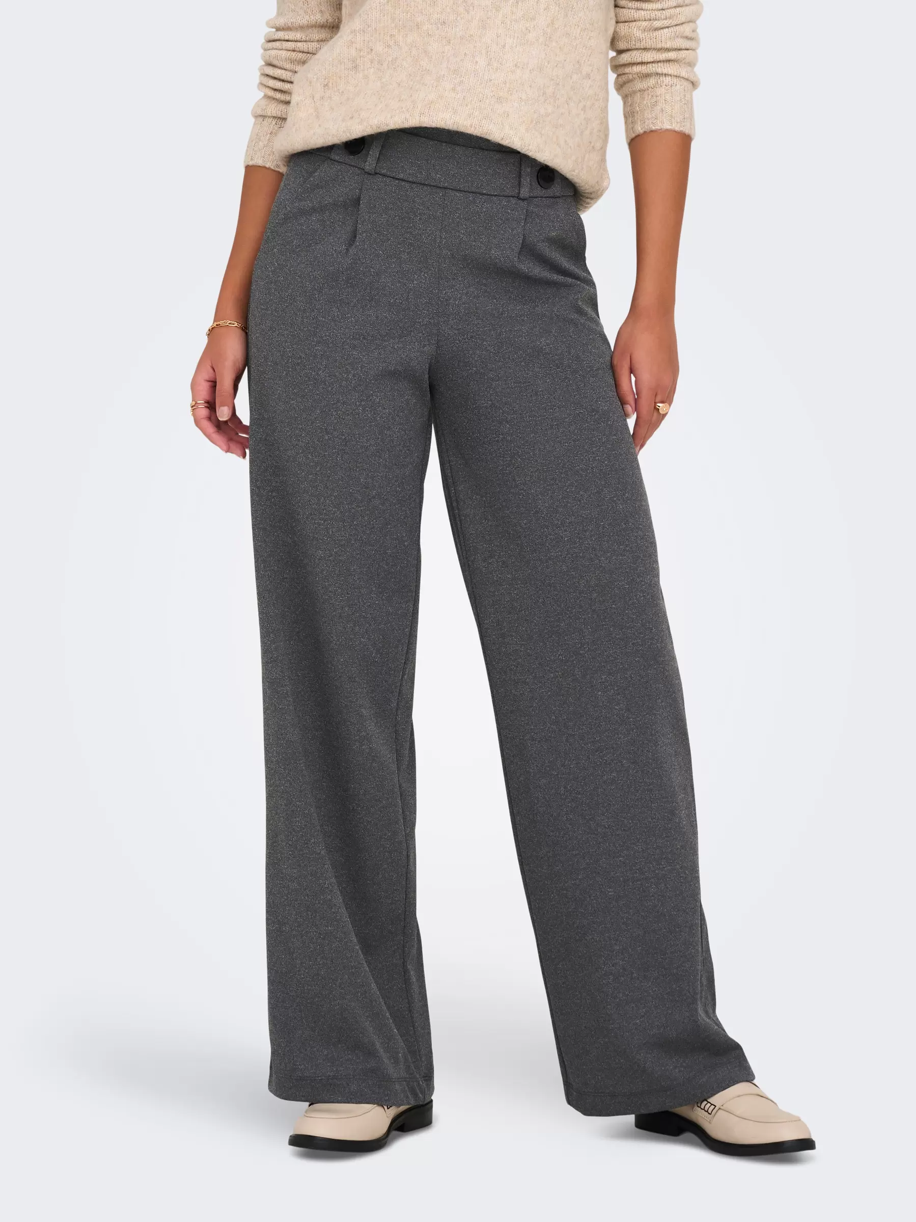 JDYGEGGO Wide leg fit Broek met wijde pijpen