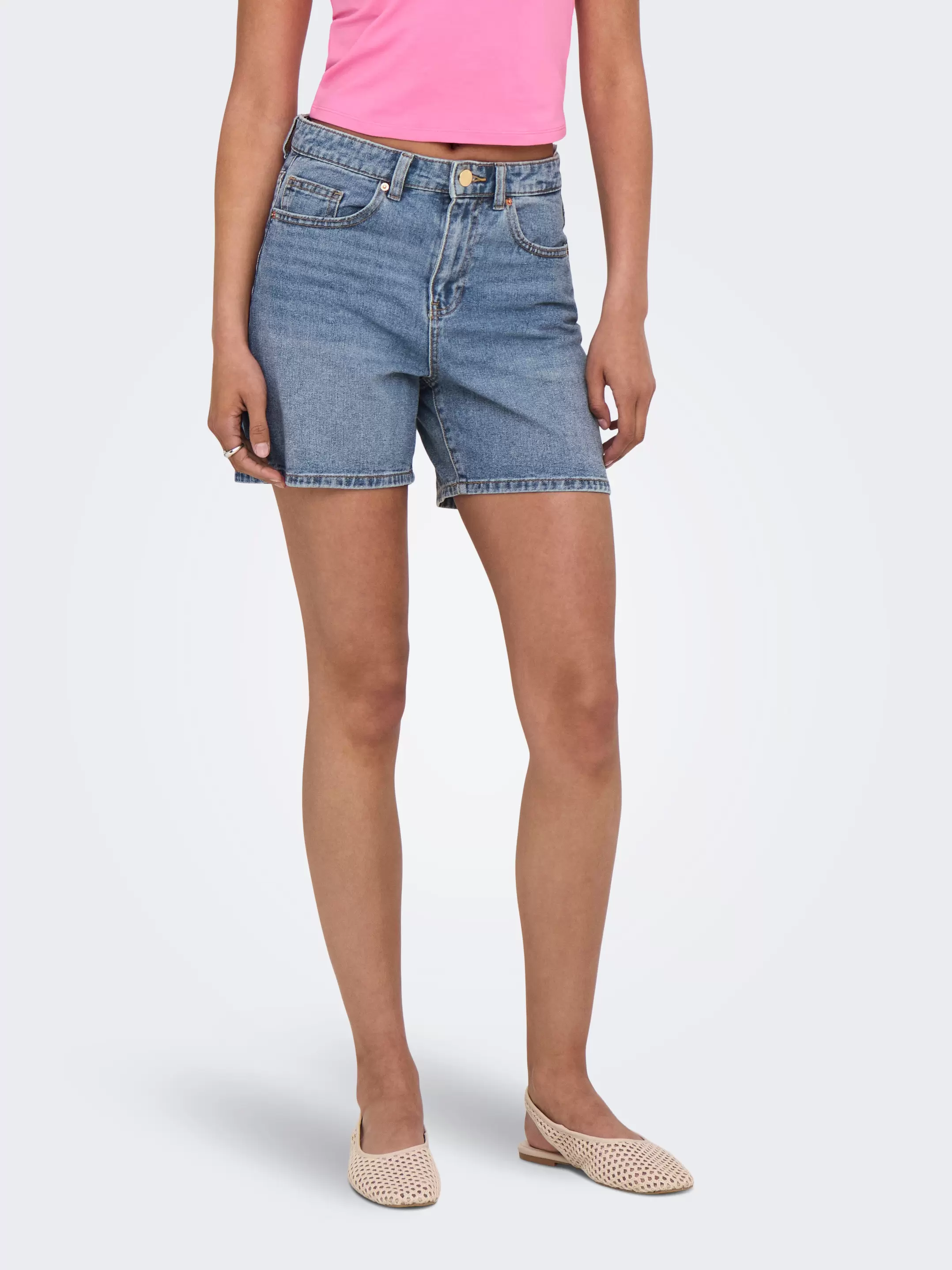 ONLPHINE High waist Regular fit 1 Denim shorts