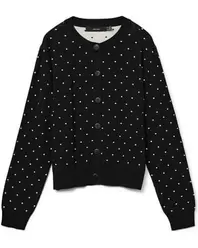 Saba Dot Print Cardigan - Black