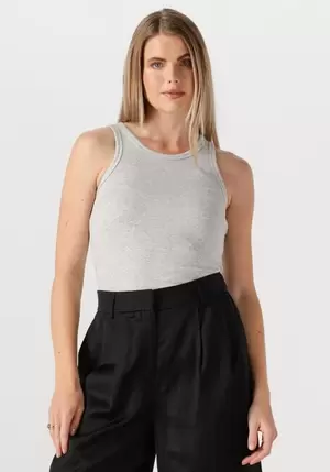 Grijze WITHBLACK Top WBLDORDI TANK