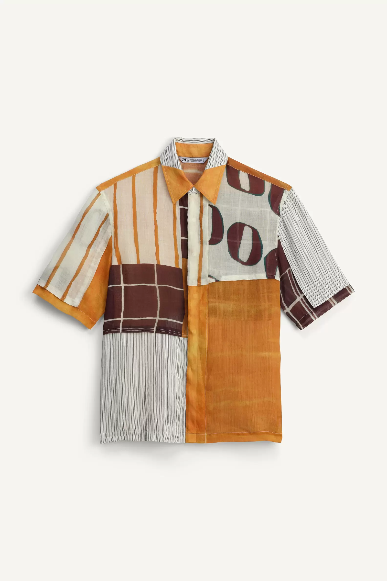 OVERHEMD MET PATCHWORK IN LIMITED EDITION