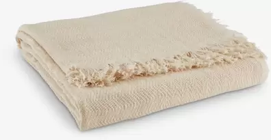 Plaid ISSOLEIE 130x150 beige