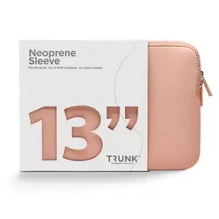 TRUNK Neoprene hoes - Macbook Air 13-inch (2021-2024) / Pro 13-inch (2020-2022) - Coral Pearl