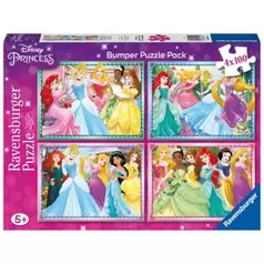 Puzzel Ravensburger Disney Princess 4 in1100 stukjes