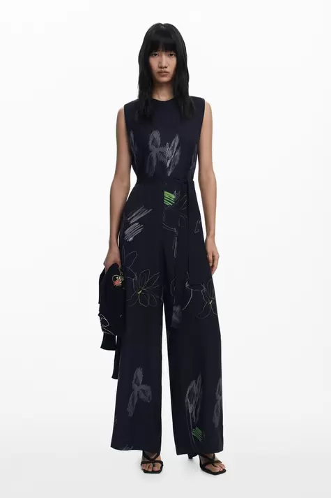 Bloemen palazzo jumpsuit